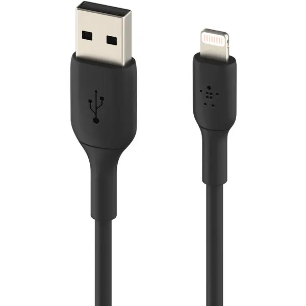 Belkin Belkin BOOST CHARGE USB-A to Lightning Cable, PVC - 2M - Black