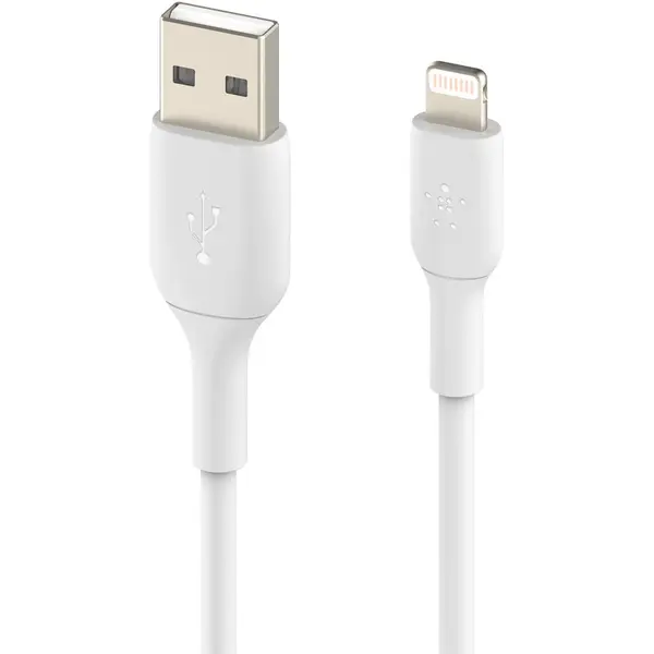 Belkin Belkin BOOST CHARGE USB-A to Lightning Cable, PVC - 2M - White
