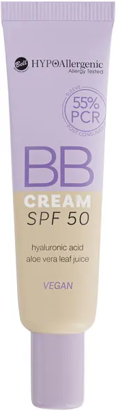 Bell HYPOAllergenic BB Cremă cu acid hialuronic, SPF50, 003, 30 g