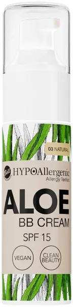 Bell HYPOAllergenic BB cremă de față cu aloe vera SPF15, 03 Natural, 20 g