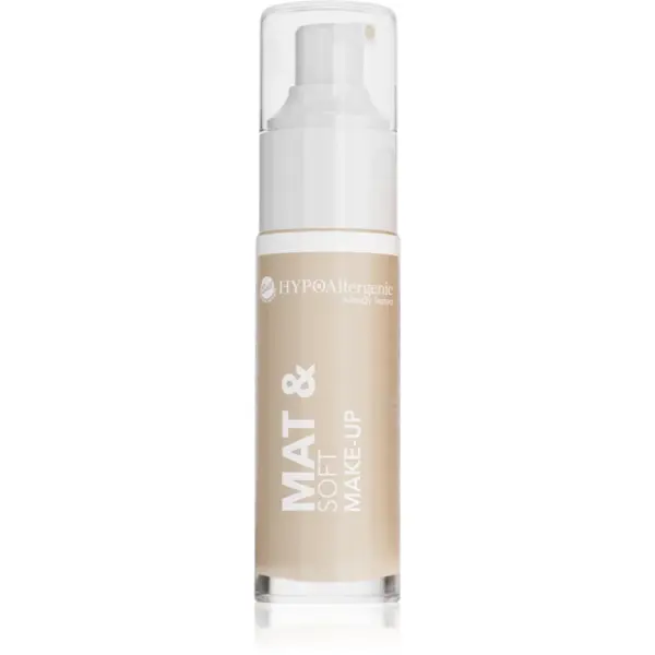 Bell Hypoallergenic Mat&Soft make-up usor matifiant culoare 02 Natural 30 ml