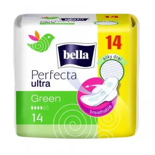 Bella absorbante Perfecta Green, 14 buc Zephyr Labs