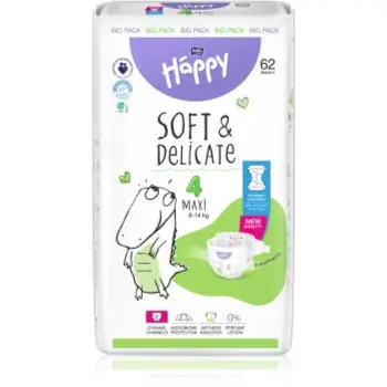 BELLA Baby Happy Soft&Delicate scutece de unică folosință cu canale