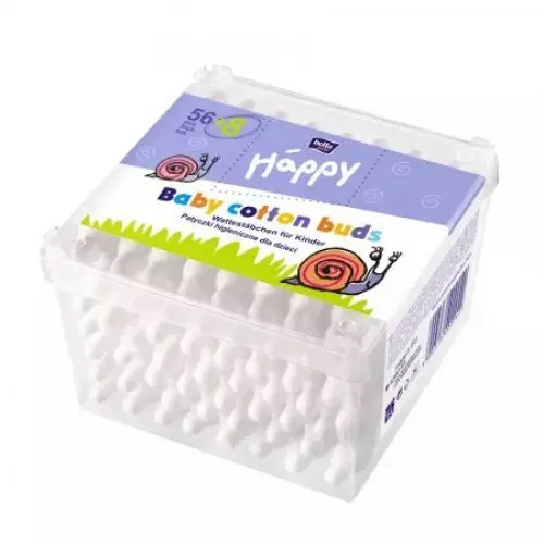 Bella betisoare de urechi pentru copii Baby cotton buds, 56+8 buc Zephyr Labs
