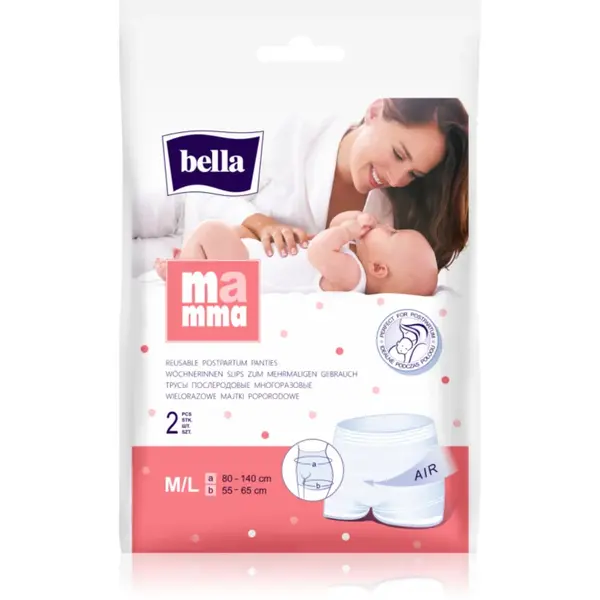 BELLA Mamma Basic chiloți postnatali mărime M/L 2 buc