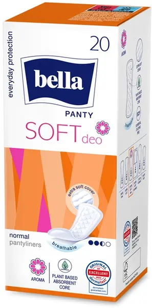 Bella Panty Soft Absorbante zilnice pentru femei Deo, 20 buc.