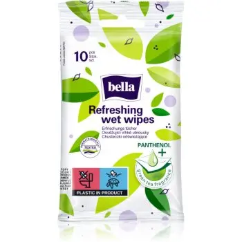 BELLA Refreshing wet wipes Servetele umede cu efect revigorant