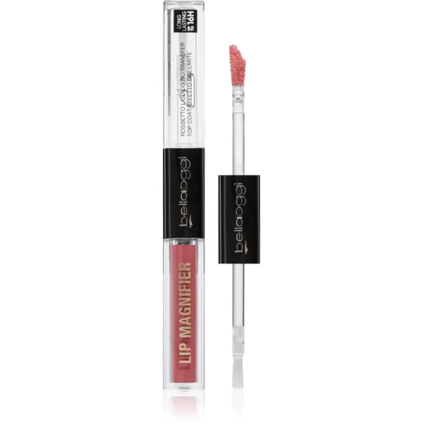 bellaoggi Lip Magnifier ruj rezistent si luciu de buze. 2 in 1 culoare Dusty Rose 2.7 ml