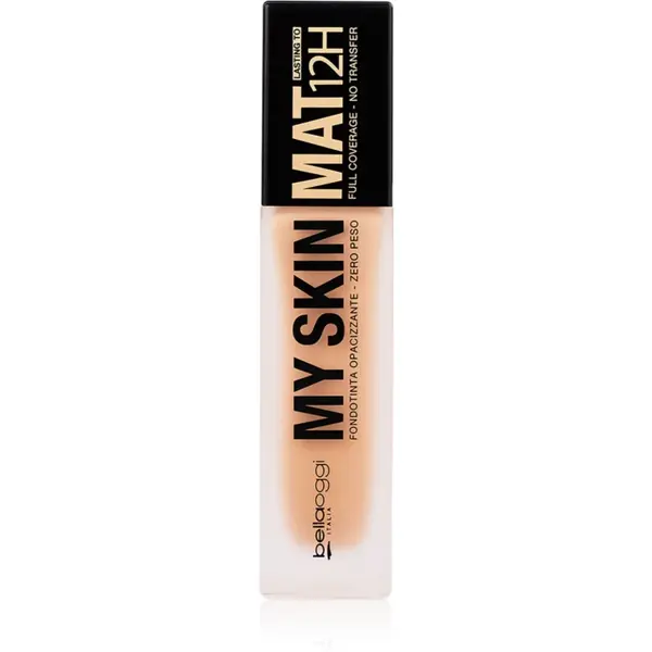 bellaoggi My Skin Mat 12H machiaj matifiant de lungă durată culoare Warm Beige 30 ml