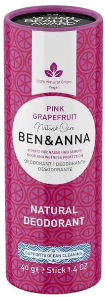 Ben & Anna Deodorant stick natural Pink Grapefruit, 40 g