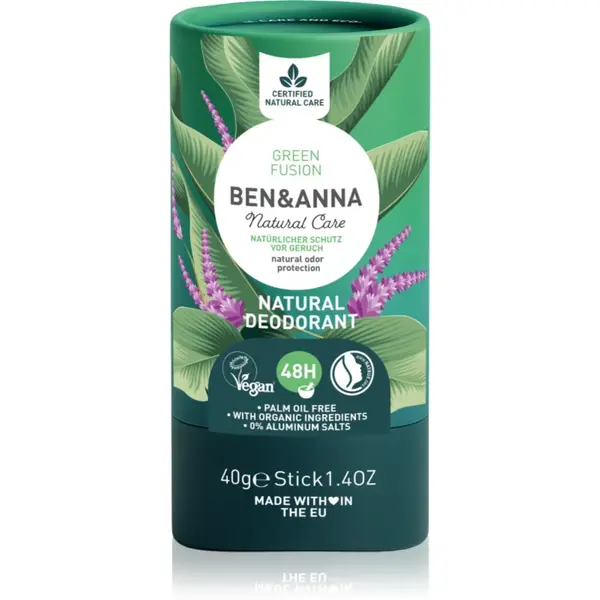 BEN&ANNA Natural Deodorant Green Fusion deodorant stick 40 g