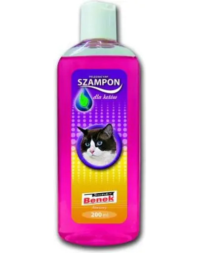 BENEK Sampon profesional pentru pisici, cu aloe vera 200 ml