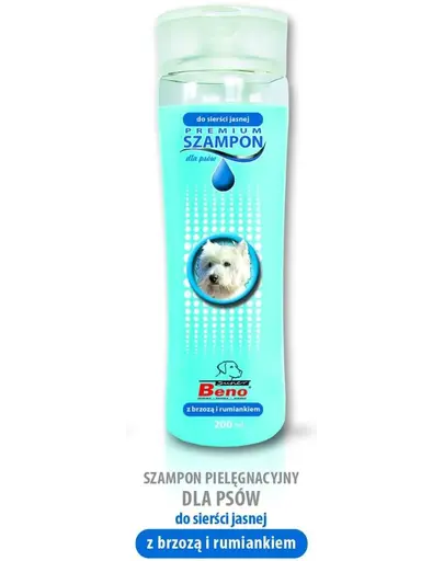 BENEK Super Beno Premium Sampon pentru cainii cu blana deschisa 200 ml