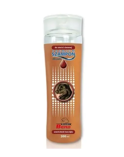 BENEK Super Beno Premium Sampon pentru cainii cu blana inchisa la culoare 200 ml