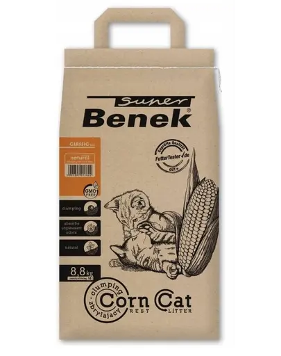 BENEK Super Corn Cat Asternut pentru litiera 14 L