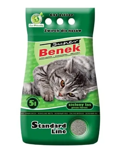 BENEK Super Nisip Green Forest 5l + 0,1l