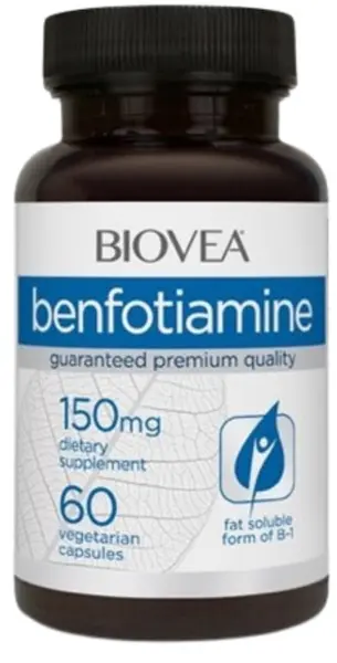 Benfotiamine, 150 mg, 60 capsule, Biovea
