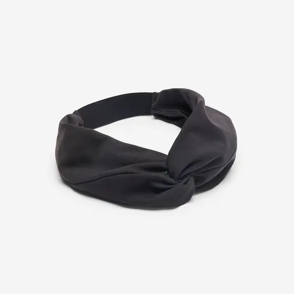 Bentiță cu elastic Fitness Cardio 100 Negru Damă