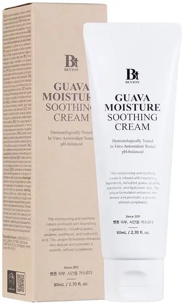 Benton Cremă de față liniștitoare Guava Moisture, 80 ml