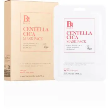 Benton Goodbye Redness Centella mască textilă calmantă pentru ten acneic