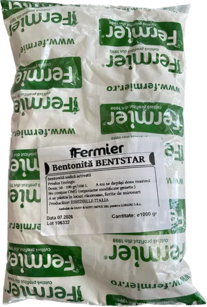 Bentstar 1 kg bentonita pulbere pentru limpezire vin - Default Title