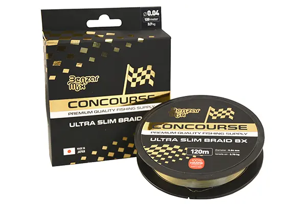 Benzar Concourse Ultra Slim 8X Braid, 120 m, 0,14 mm