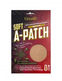 Benzi pentru dureri musculare și articulare – bioactive, elastice si reutilizabile, A-Patch-Rejuvinova GreenE, 6 buc x (5 x 10)cm/buc