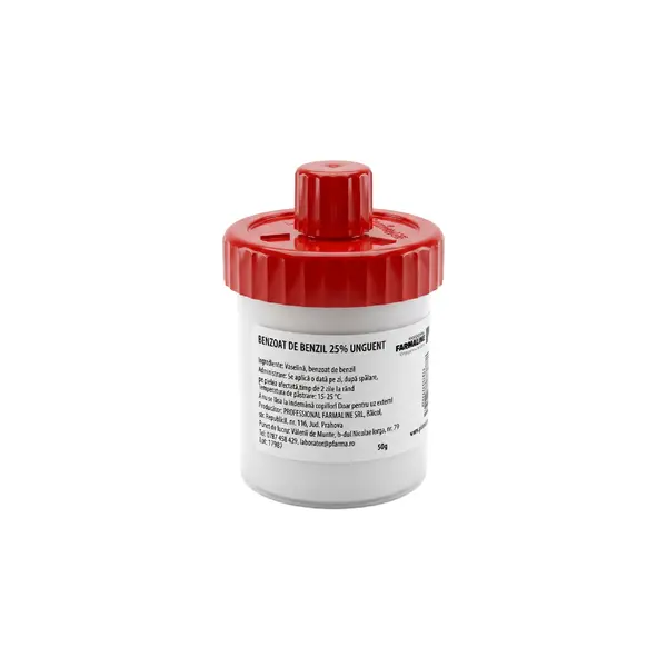 Benzoat de benzil 25% unguent 50 g