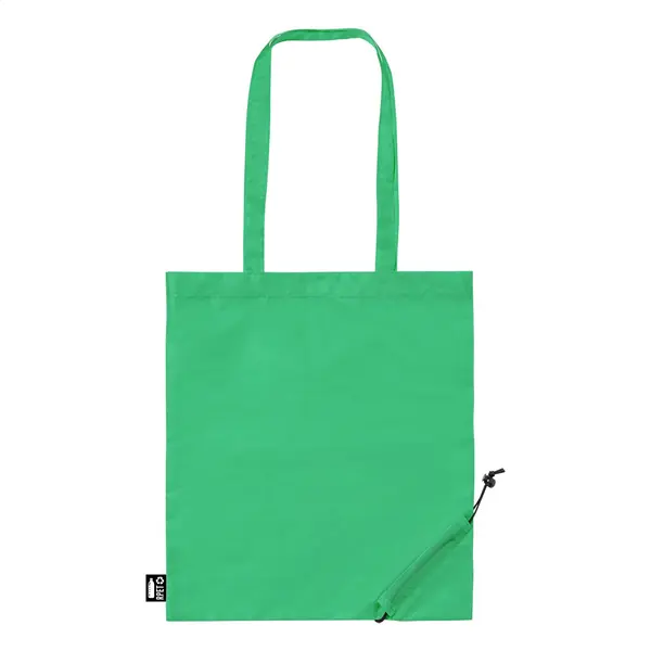 Berber sacoșă de cumpărături, pliabilă, RPET - verde