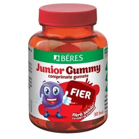 Beres Fier Junior Gummy , 30 Compr.Gumate