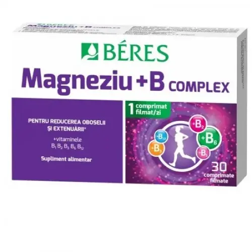 Beres Magneziu+B complex, 30 comprimate filmate Zephyr Labs
