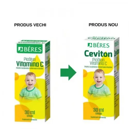 Beres vitamina C picaturi,Ceviton, 30ml Zephyr Labs