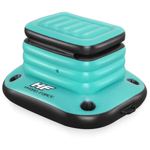 Bestway Lada frigorifica gonflabila pentru piscina Bestway 43191, fabricata din PVC, verde plus negru, dimensiune 88 x 67 x 52 cm