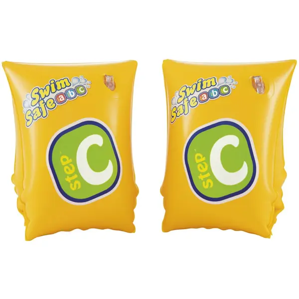 Bestway Maneci gonflabile de inot pentru copii, BESTWAY,vinil, 25 x 15 cm, set 2 buc, Galben