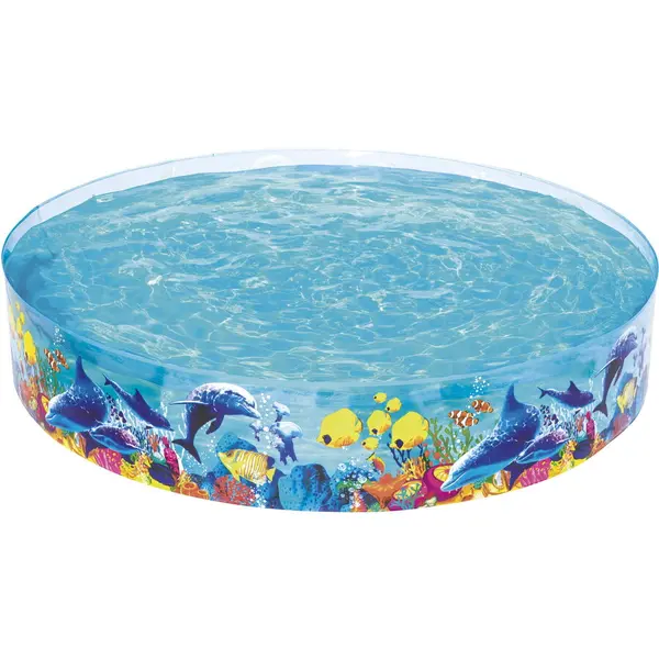 Bestway Piscina de gradina pentru copii Bestway Fill n Fun, 244 x 46 cm, Multicolor