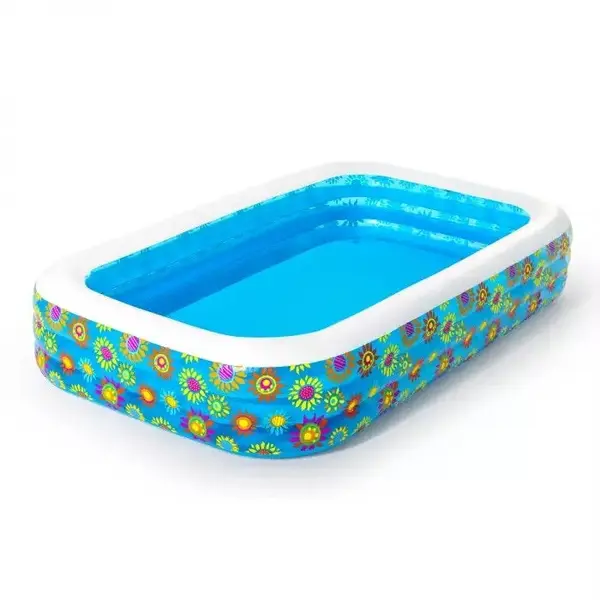 Bestway Piscina gonflabila Bestway, Happy Flora Kids Pool, 3.05m x 1.83m x 56cm