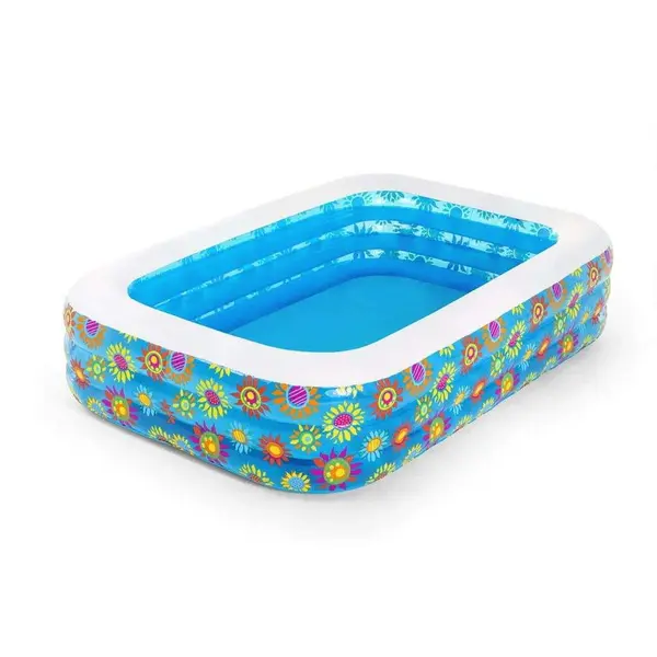 Bestway Piscina gonflabila Bestway, model cu flori, 2,29m x 1,52m x 56cm