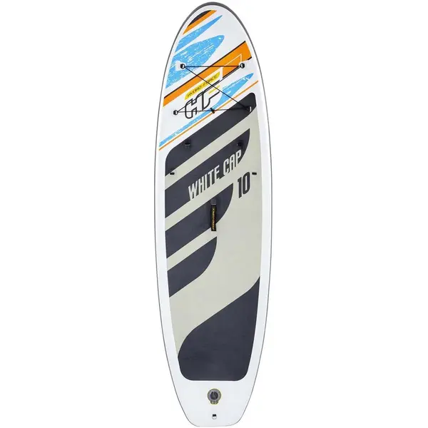 Bestway Placa stand up paddle Bestway 65342 , Hydro Force White Cap SUP, cu pagaie, PVC/Tritech, 305x84x12 cm, 120 Kg