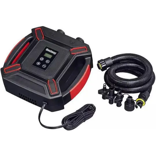 Bestway Pompa electrica Bestway 62265, pentru gonflabile, 16 psi, 96 W, Negru-Rosu