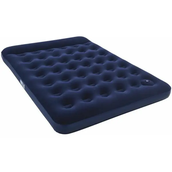 Bestway Saltea gonflabila Bestway Pavillo Queen, din velur, cu pompa de picior, 203x152x28 cm