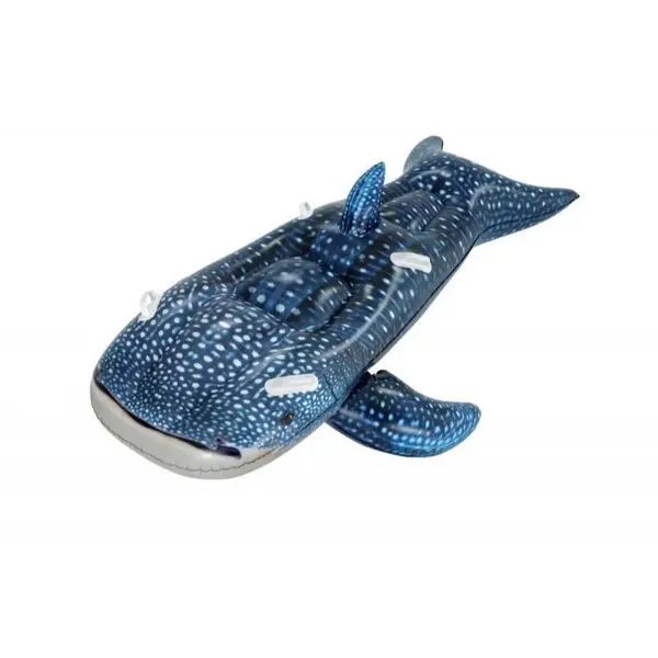 Bestway Saltea gonflabila Bestway - Ride-on, Whaletastic Wonders, 193 x 122 cm, Alb-Albastru