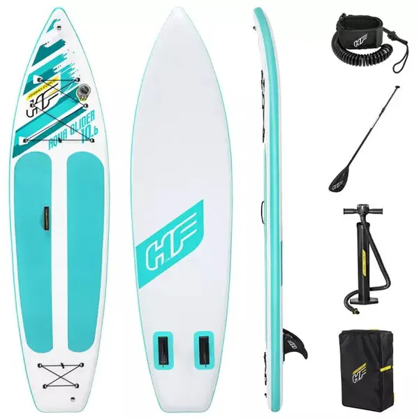 Bestway Set Bestway Paddle Board Aqua Glider Set, 320 x 79 x 12 cm, Albastru