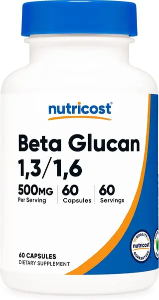 Beta Glucan 1.3/1.6, 500 mg, 60 capsule, Nutricost