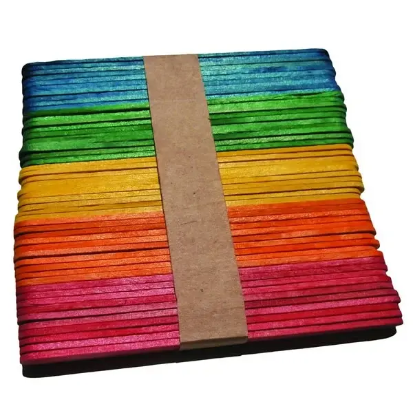 Bete colorate pentru activitati senzoriale,11x1 cm,48 bucati set