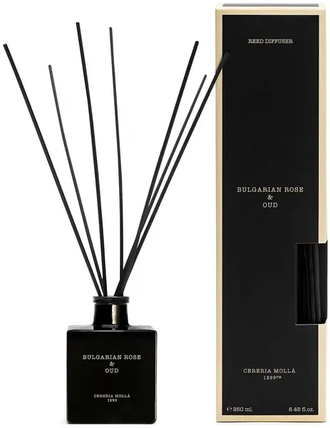 Bețișoare de tămâie Cereria Molla - Bulgarian Rose & Oud, 250 ml
