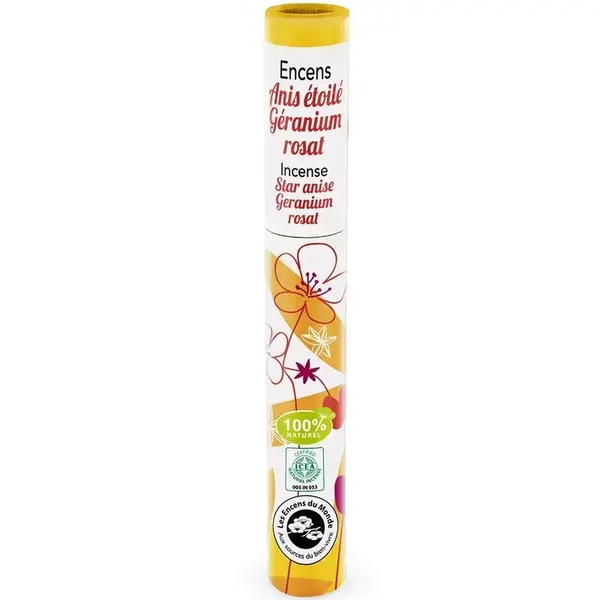 Betisoare parfumate anason stelat si geraniu 30 buc Aromandise