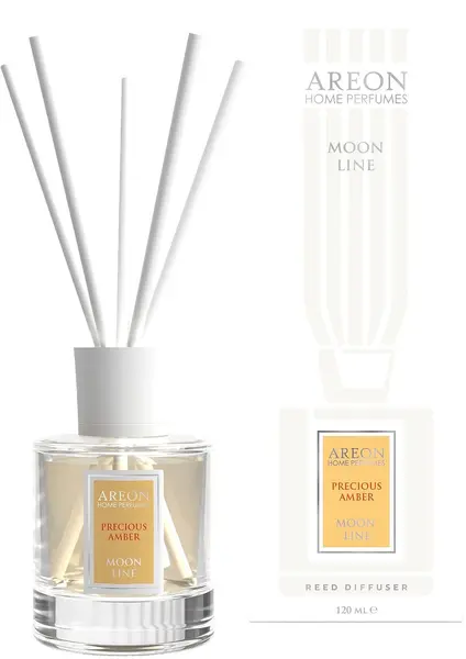 Bețișoare parfumate Areon Moon Line - Precious Amber, 120 ml