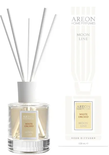 Bețișoare parfumate Areon Moon Line - White Orchid, 120 ml