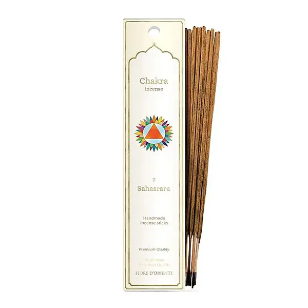 Bețișoare parfumate Fiore d’Oriente | Chakra incense Sahasrara