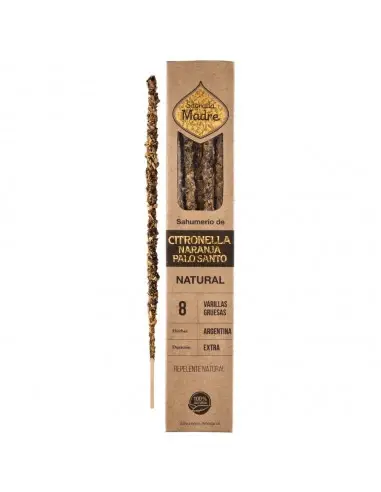 Bețișoare parfumate handmade CITRONELLA 23 cm - Sagrada Madre